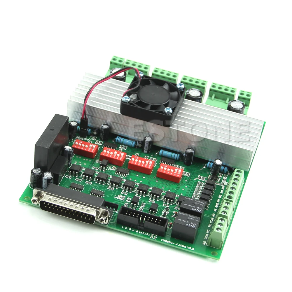 

4 Axis TB6600 CNC Controller Max Current 5A 36V Stepper Motor Driver Board