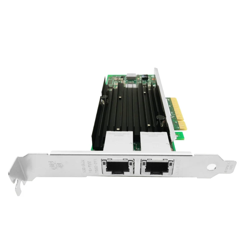 Чипсет Intel X540 PCIe x8 двойная медная сетевая карта RJ45 10 Гбит/с совместим с