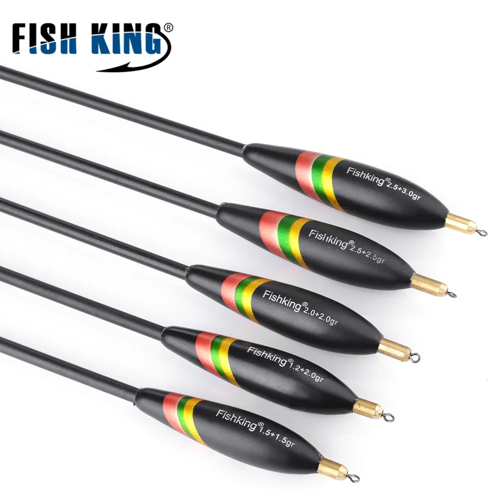 FISH KING 5 видов поплавок для рыбалки медный свинцовый Океанский буй ловли карпа