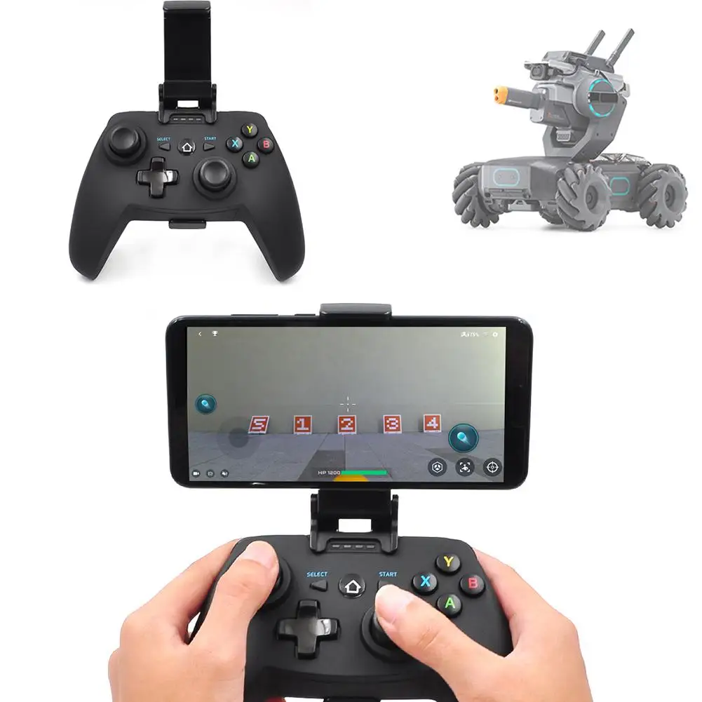 Для DJI Robomaster S1 контроллер беспроводной геймпад джойстик ручка с держателем телефона клип пульт дистанционного управления для RoboMaster S1
