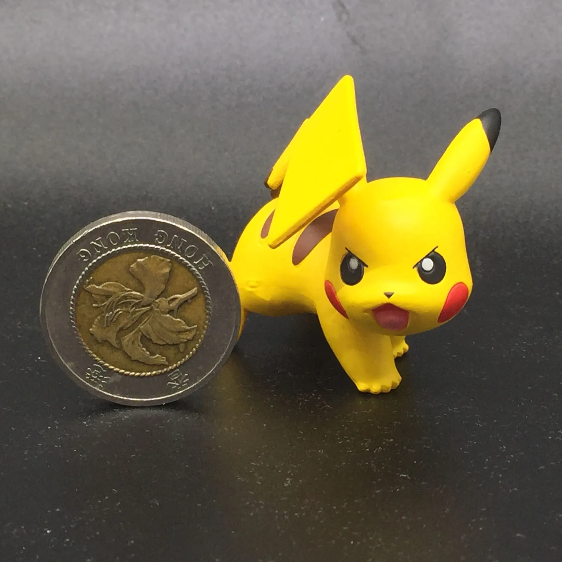 pikachu-B0104 Tomy Pokemon 4-6 см Charmander Popplio Litten Pikachu Rowlet Treecko Eevee Fennekin Greninja Аниме фигурки куклы игрушки - Color: pikachu-B0104