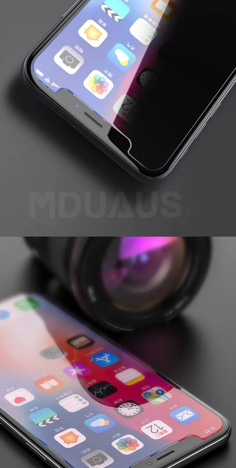 9H 3D надежное закаленное стекло для iPhone X XR XS Max Защита экрана для iPhone 6 6S 7 8 Plus 5 5S SE Защитная стеклянная пленка