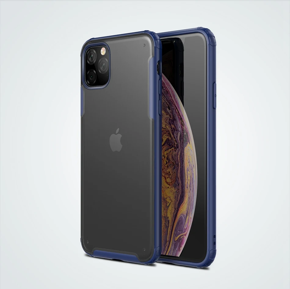 Rock роскошный чехол для телефона для iPhone 11 Pro чехол силиконовый прозрачный чистый чехол для iPhone XR XS Max 7 8 Plus чехол матовый чехол