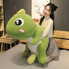 Peluche dinosaure de grande taille 60 130CM, oreiller en peluche pour enfants, cadeau d'anniversaire pour filles