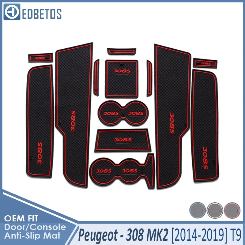 Противоскользящий коврик для Peugeot 308 T9 2014 2015 2016 2017 2018 2019 аксессуары второго