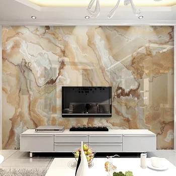 

Custom Mural Wallpaper Modern Simple Marble Landscape Wall Painting Living Room TV Sofa Background Wall Decor Papel De Parede 3D