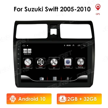 

OSSURET 2G+32G Android 10 2 Din Car Radio Multimedia Player For Suzuki Swift 2005 2006 2007 2008-2010 Navigation GPS 2 din DVD