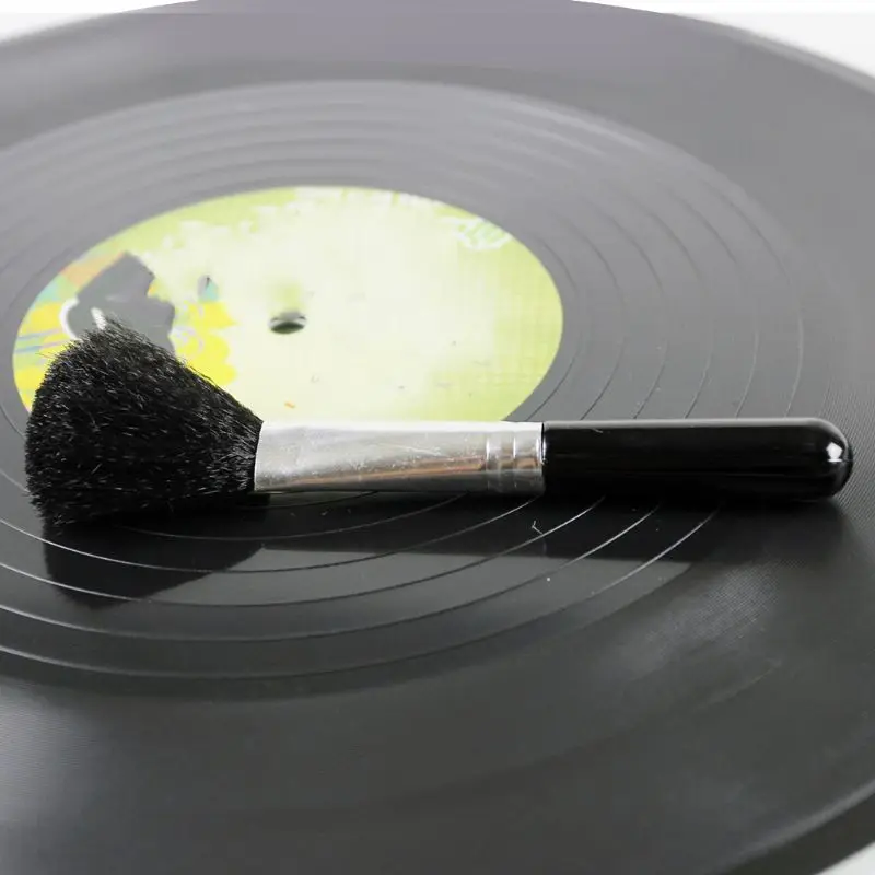 

Anti-static Carbon Fiber Record Cleaning Brush Record Dust Remover for LP Vinyl Record Turntable Player Accessories