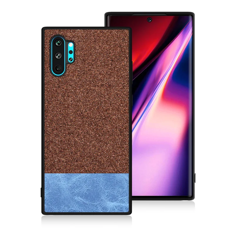 Для Galaxy Note 10cloth защитные силиконовые противоударные Чехлы для samsung Galaxy Note 10 S10 S9 S8 плюс M20 M10 A6 A7 A9 чехол