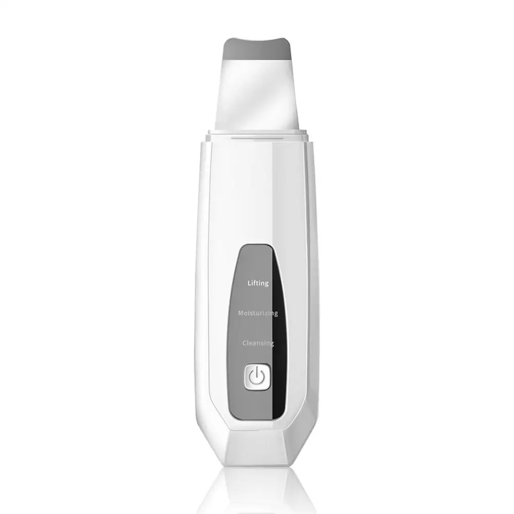 

Deeply Ultrasonic Skin Scrubber Blackhead Remover Face Scrubber Cleanser Facial Pore Cleaner Face Lifting Face Skin Scraper