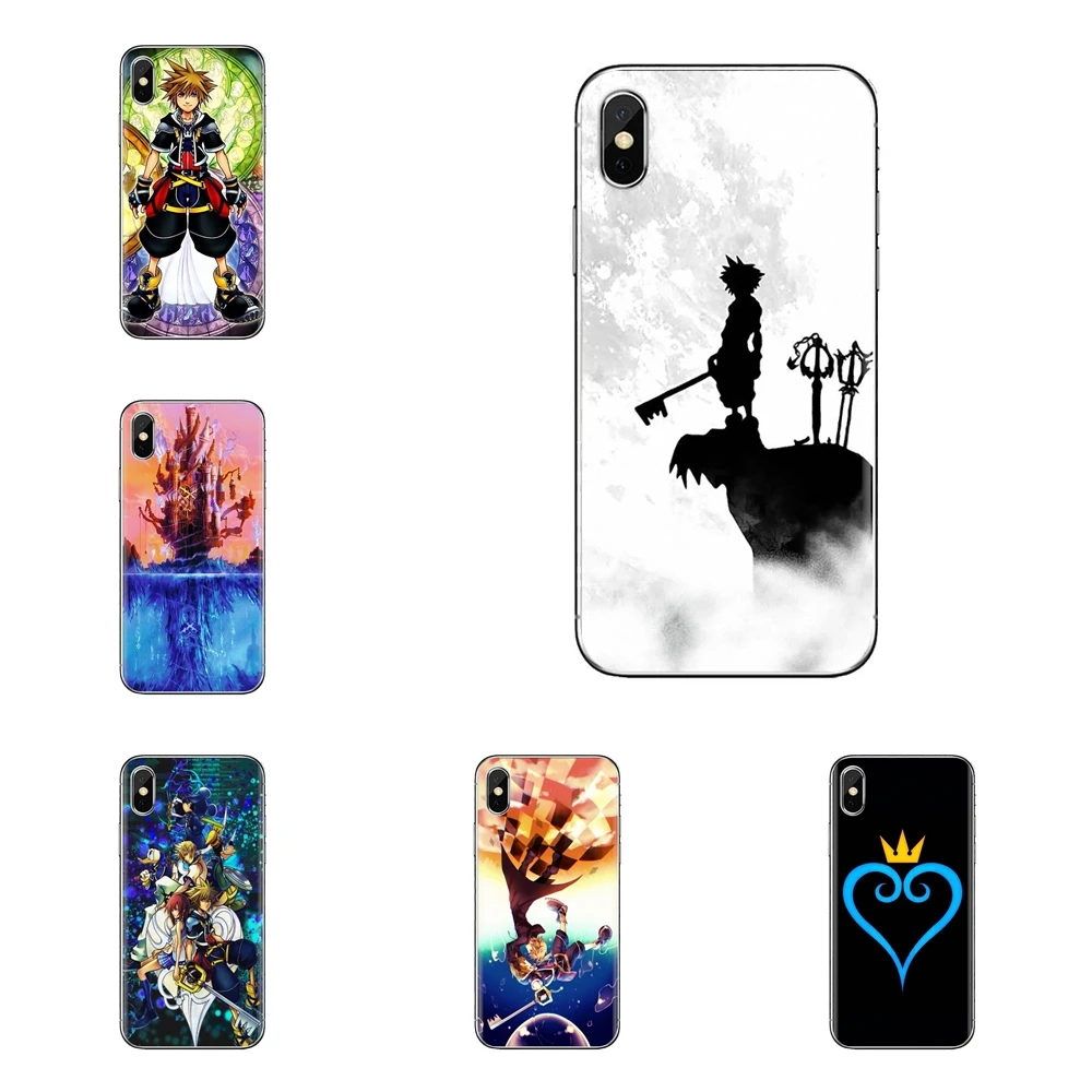 Soft Cover For Huawei G7 G8 P7 P8 P9 Lite Honor 4C 5X 5C 6X Mate 7 8 9 Y3 Y5 Y6 II 2 Pro 2017 Anime Kingdom Hearts Stained Glass |