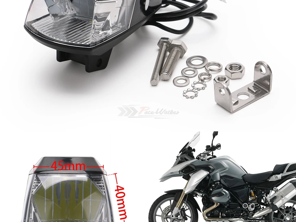 Мотоциклетная фара Водонепроницаемая 20W2000LM противотуманная фара в сборе ATV автомобиль мото DC 9-32V прожектор с 5 V/2A USB зарядным устройством