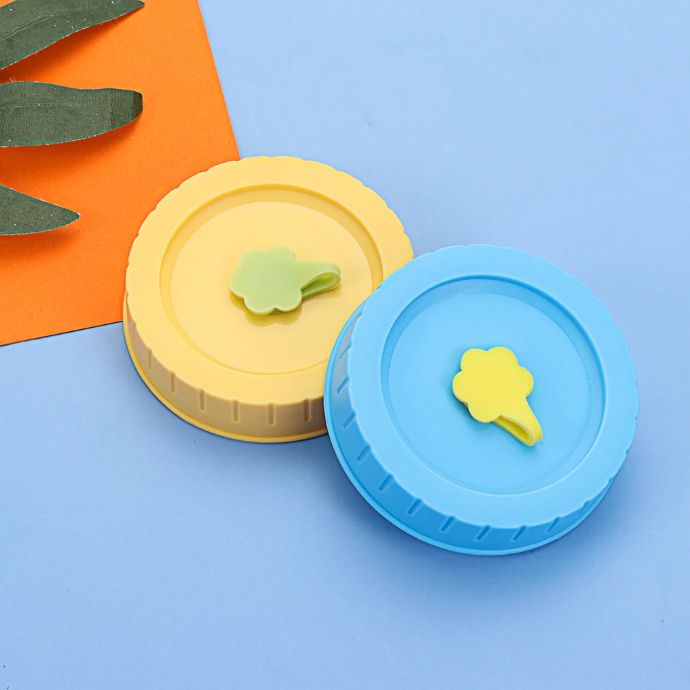 Cute Mason Jar Lid With Straw Hole 6