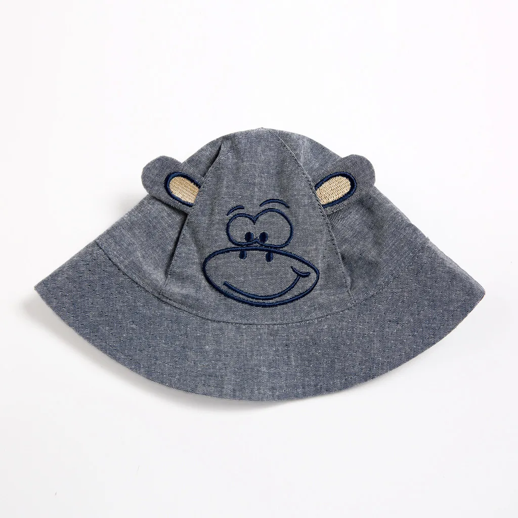 new 2020 Children cartoon lion sunshade cap fisherman hat Newborn Baby Cap for Boys girls Accessories