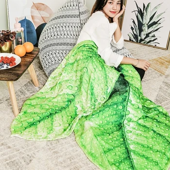 

Super Soft Creative Simulation Leaf Throw Blanket Sofa Office Children Blanket Travel Portable Car Travel Cover Blanket Gift