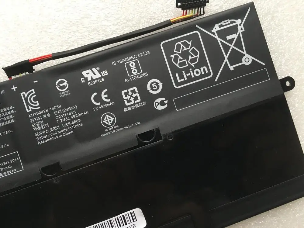 SupStone C21N1613 Аккумулятор для ноутбука ASUS Chromebook Flip C302CA C302C C302CA-1A C302CA-GU017 аккумулятор