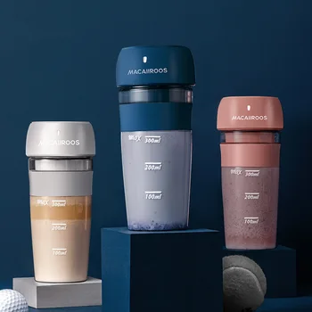 

2019 New MACAIIROOS Portable Juicer Cup Mini Electric Juice Maker 300ml Juice Milkshake Smoothie Blender Mixer