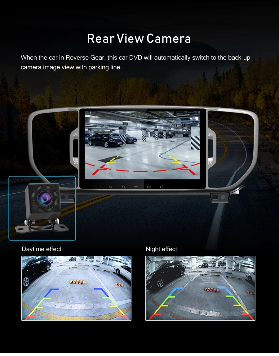 Excellent Android 9.0 Car Radio DVD Player For Kia Sportage 2016 2017 2018 Audio GPS Multimedia Navigation WIFI Bluetooth Video Stereo 8 Excellent Android 9.0 Car Radio DVD Player For Kia Sportage 2016 2017 2018 Audio GPS Multimedia Navigation WIFI Bluetooth Video Stereo 8