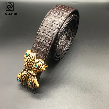 

Butterfly Metal Women belt Luxury fashion Waist belt Elegant Designer belt Cowhide Genuine Leather checkerboard Female belt