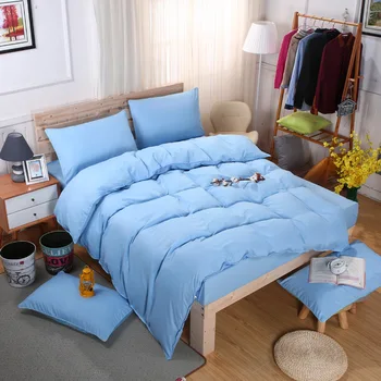 

2020 New Best Selling Solid Color Bedding Sets 3/4pcs Geometric Pattern Bed Linings Duvet Cover Bed Sheet Pillowcases Cover Set