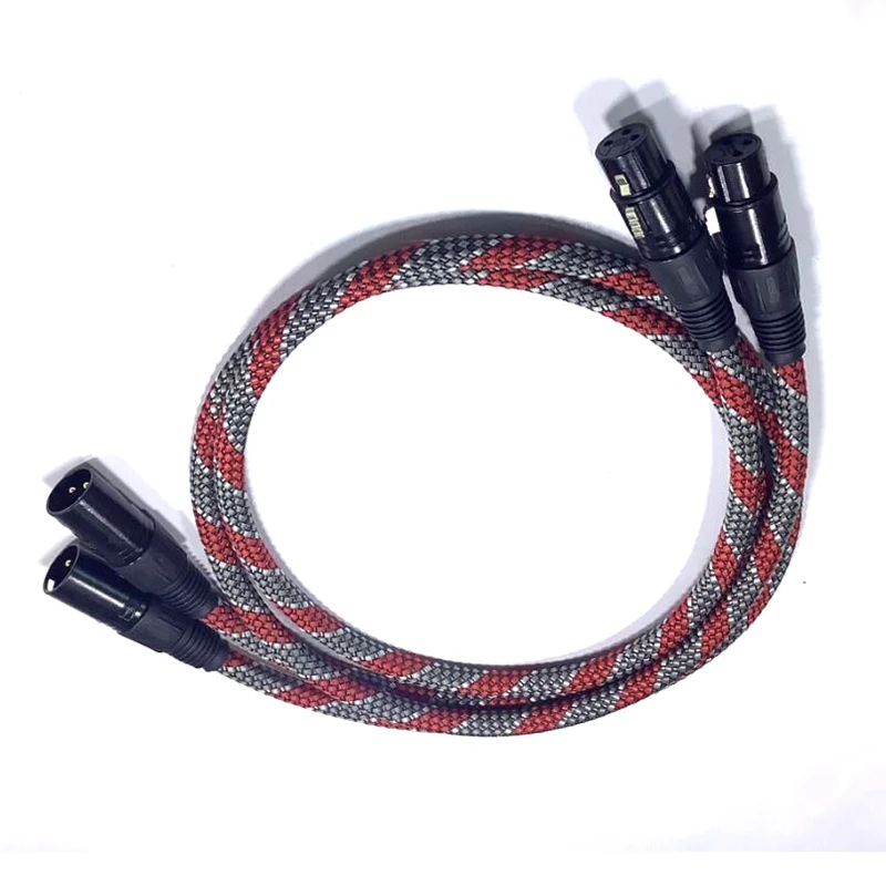 Hallo-End QED 4 Kerne Silber Überzogene Balance XLR Kabel Für Multimedia CD DVD Player AMP HIFI Audio Signal Link draht – Detail 4