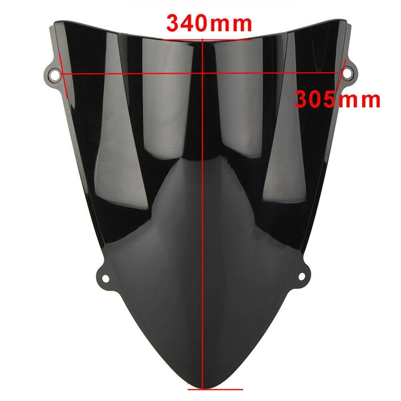 Дефлектор лобового стекла мотоцикла подходит для Kawasaki Ninja 250r 250R EX250 2008-2012 черные аксессуары для мотоциклов