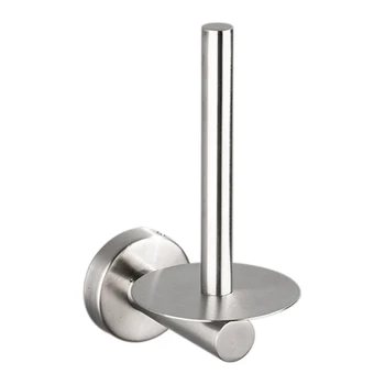 

Wall Mount Toilet Paper Holder Stainless Steel Bathroom Kitchen Roll Paper Tissue Towel Accessories Rack Holders Y14004-1