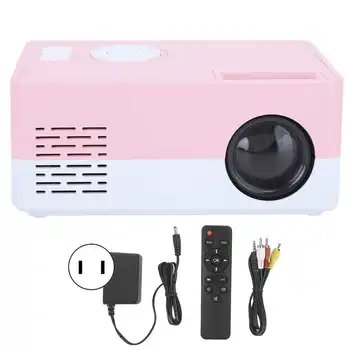 

Mini Projector Portable Projector Pico Full Color LED Video Projector for Video TV Movie/Home/Party Game/Outdoor Entertainment