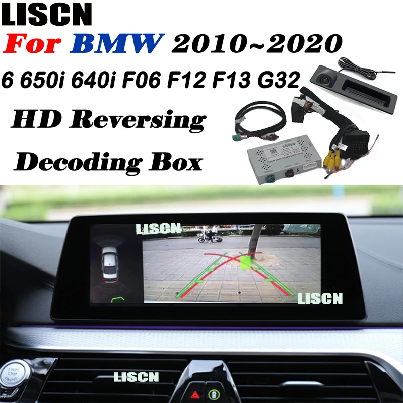 

Front Rear Camera For BMW 6 650i 640i F06 F12 F13 G32 interface adapter Original Display Improve Backup Parking camera Decoder