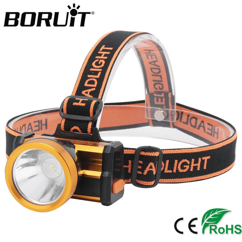 BORUiT 3030 светодиодный налобный фонарь с плавным затемнением 2000лм перезаряжаемый