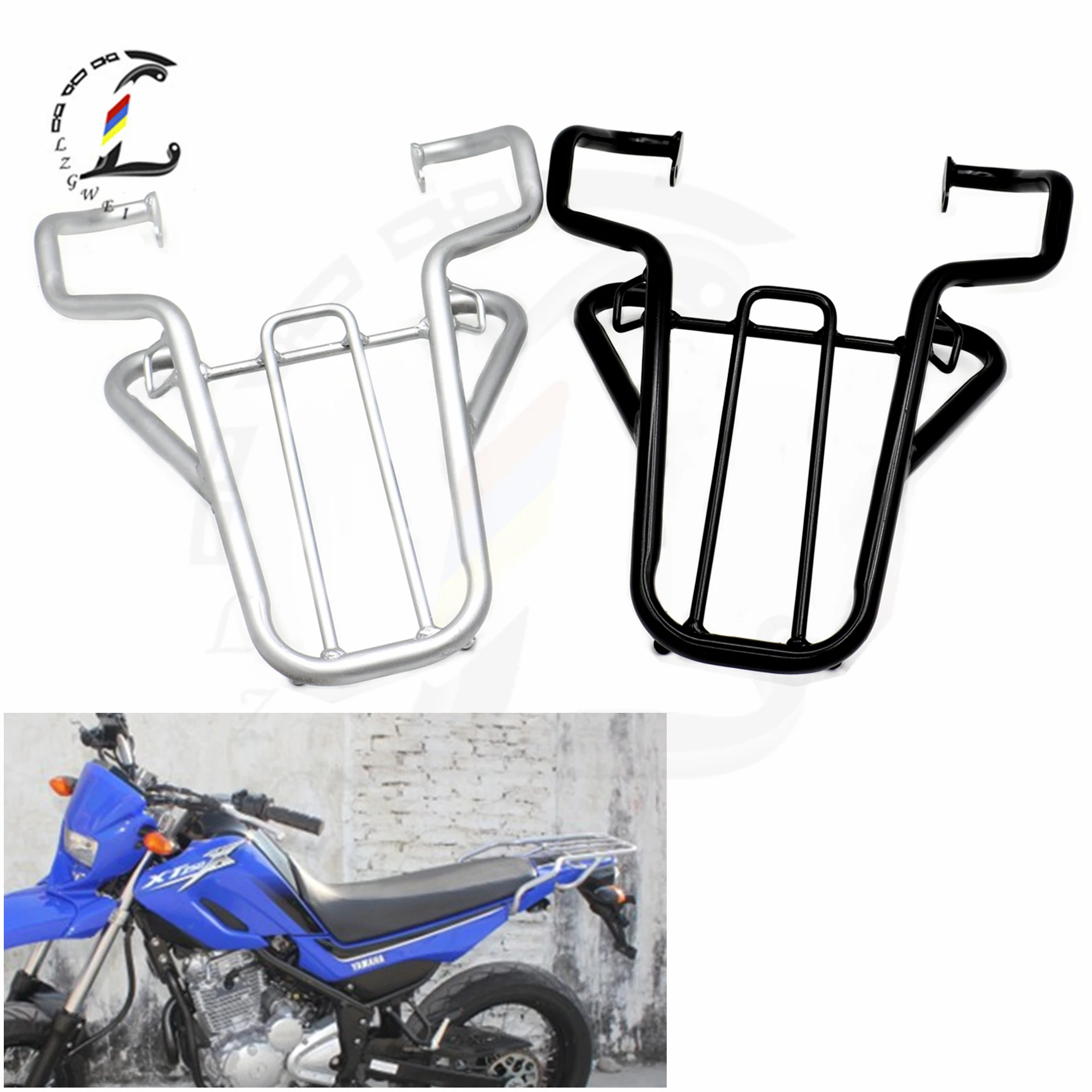 

Motorcycle Cargo Shelf Bracket Rear Fender Rack For Yamaha XT 250 XT250 Serow 1985-2005 Travel Saddlebag Luggage