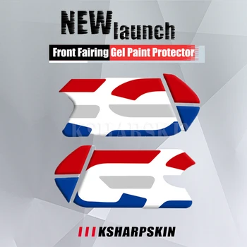 

KSHARPSKIN New 3D motorcycle sticker gel protector side fuel tank fishbone decal for BMW R1250GS Adventure 2019