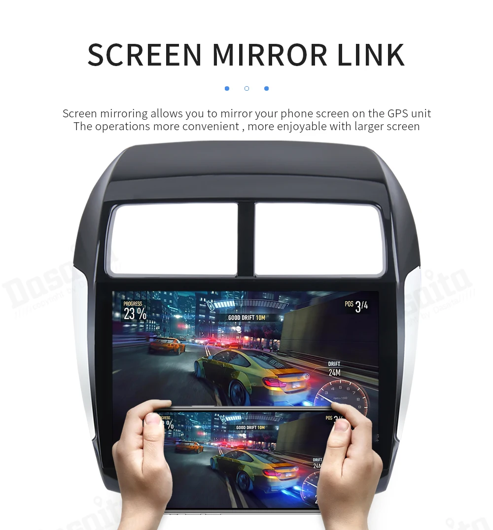 Sale Android 9.0 GPS Navigator 2 din car radio for Mitsubishi ASX 2011 2012 with 10.2" HD Digital Capacitive Touch Screen Bluetooth 8
