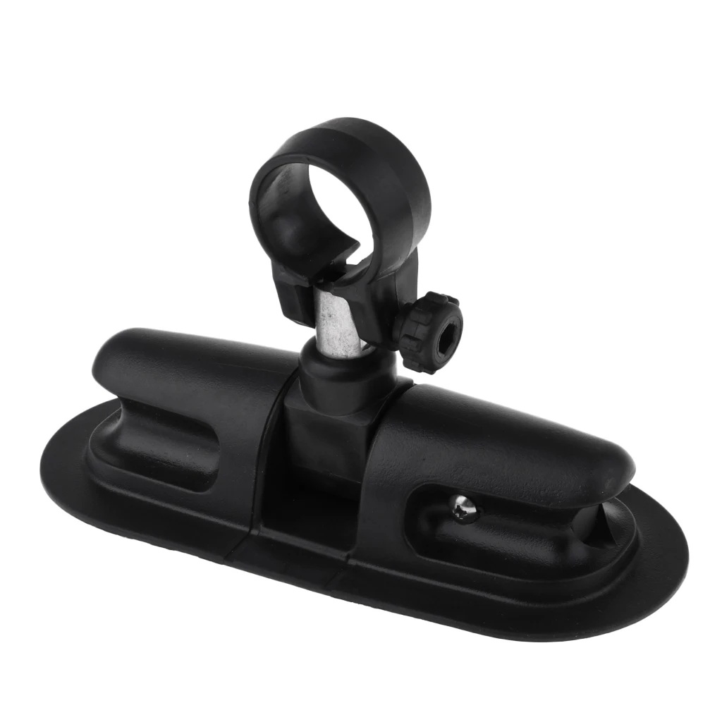Universal Inflatable Boat Kayak Paddle Oars Lock Holder Hook Mount Black