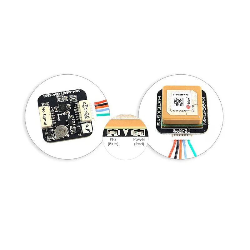

Hot 1PC Matek GPS COMPASS MODULE M8Q-5883L/SMA-M8Q 72-channel for RC Drone Spare Parts Fixed Wing Module