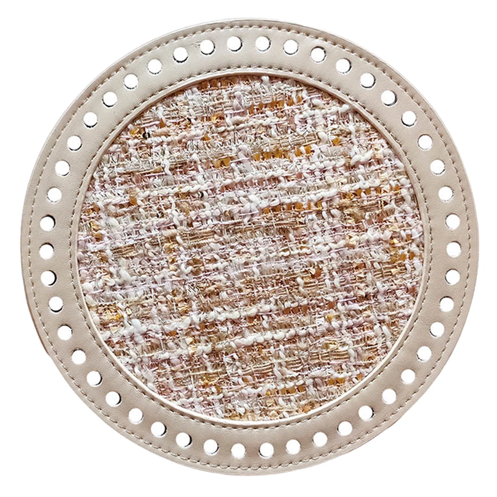 DIY Leather  Shaper Bottom for Knitting Crochet Bags Handbag Cushion Pad