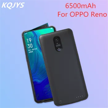

KQJYS 6500mAh External Power Bank Charging Power Cover for OPPO Reno Battery Case Portable Battery Charger Cases For OPPO Reno
