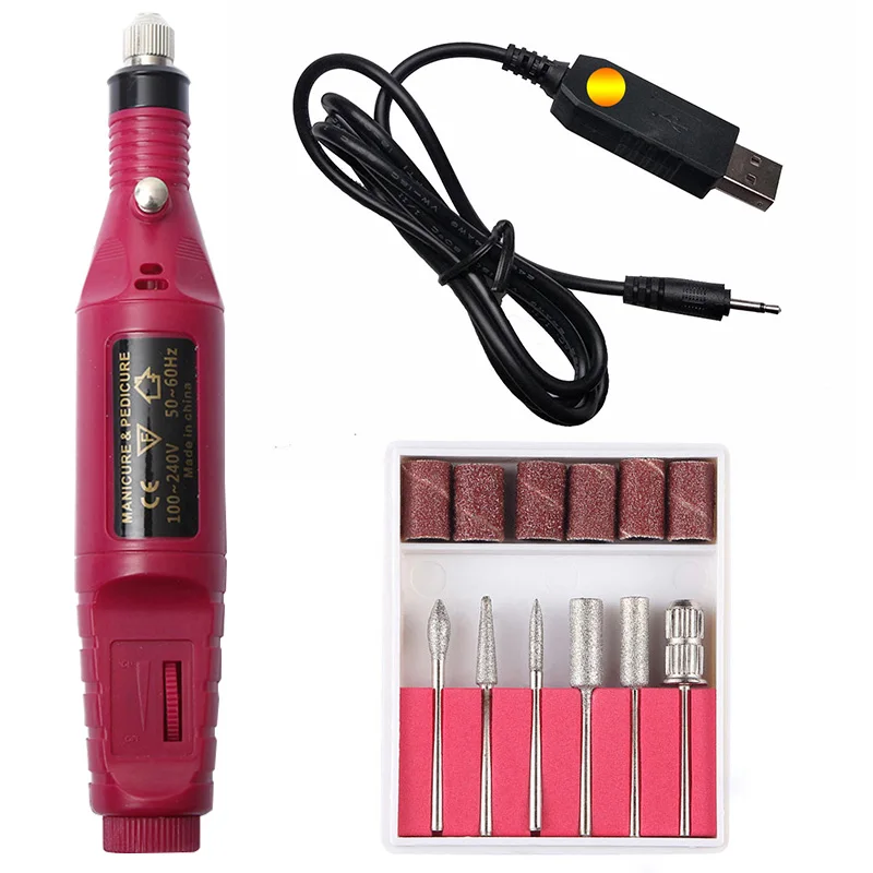 Electric-Nail-Drill-Machine 20000RPM Professional Salon