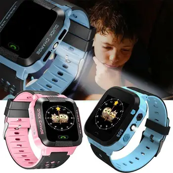 

Children's Phone Watch Y21S dark Touch camera learning light Kids Smart Watch Phone For Girls Boys Gps Locator Pedometer Tracker