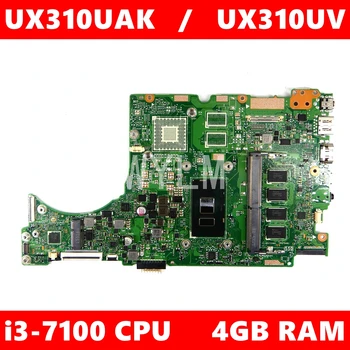 

UX310UAK motherboard i3-7100CPU 4GB RAM Mainboard REV2.0 For ASUS UX310U UX310UV UX310UQ UX310UA Laptop motherboard 100% Tested