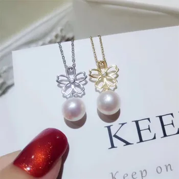 

S925 Sterling Silver Material Pendant Clasp Pearl Pinch Clip Bail Pendant Connectors Bail Beads Jewelry Findings Accessories