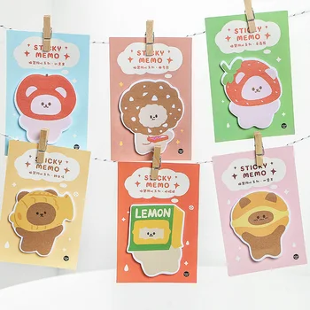 

Creative Cute Fruit Cartoon Memo Pad Sticky Notes Office Decoration Notepad Planner Sticker School Stationary Supplies IME0970