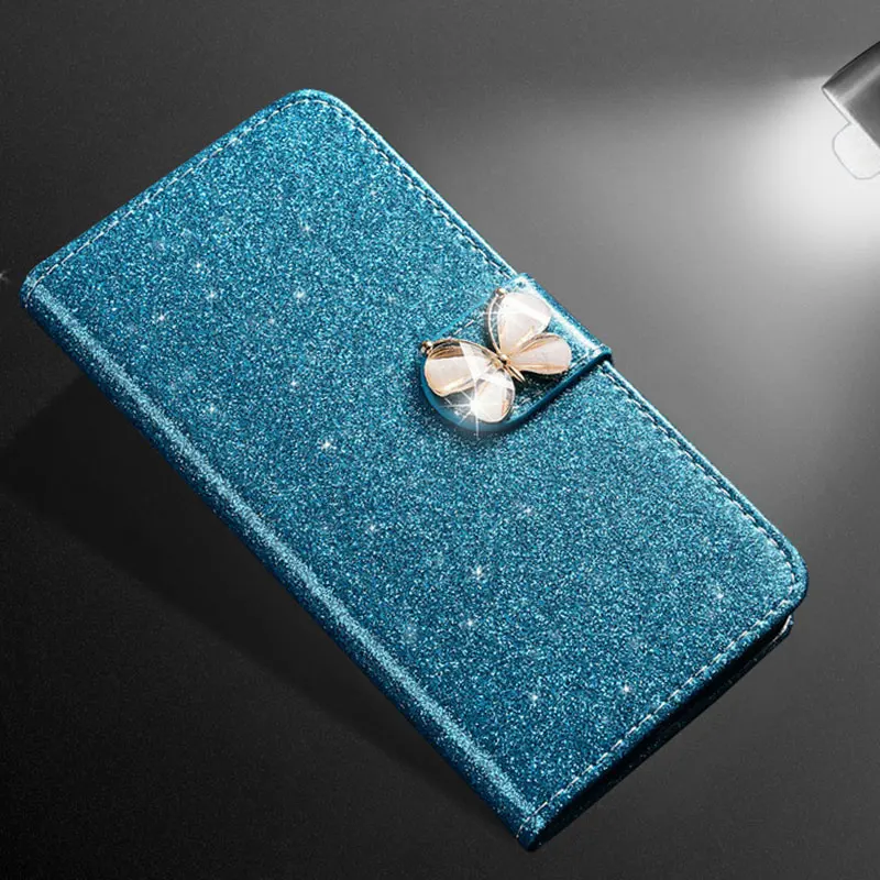 Для Cubot R9 чехол Высокое качество Модный с украшениями в виде бриллиантов блеск PU