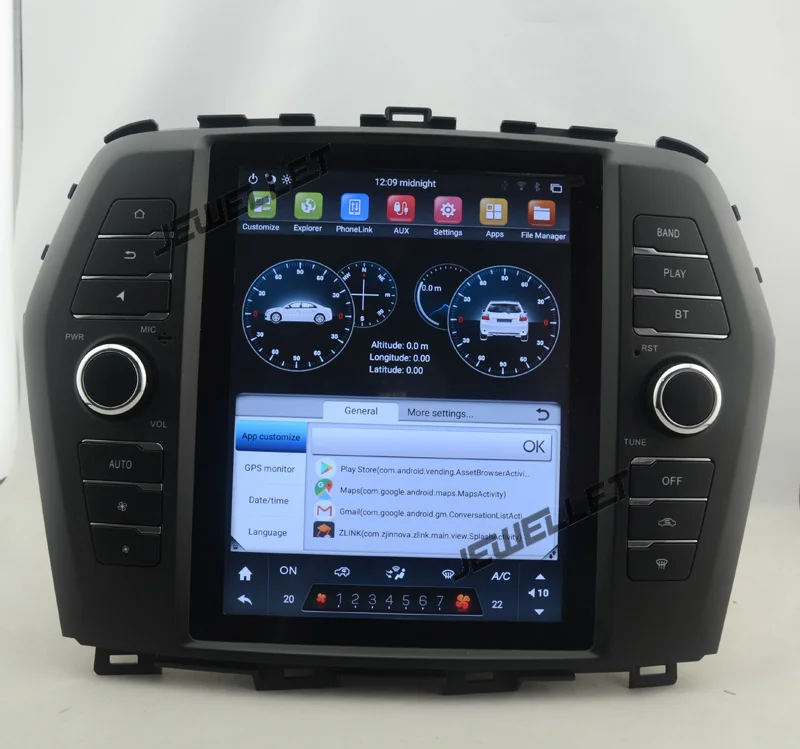 10," tesla стиль вертикальный экран android 9,0 шесть ядер автомобиля gps Радио Навигация для Nissan Maxima