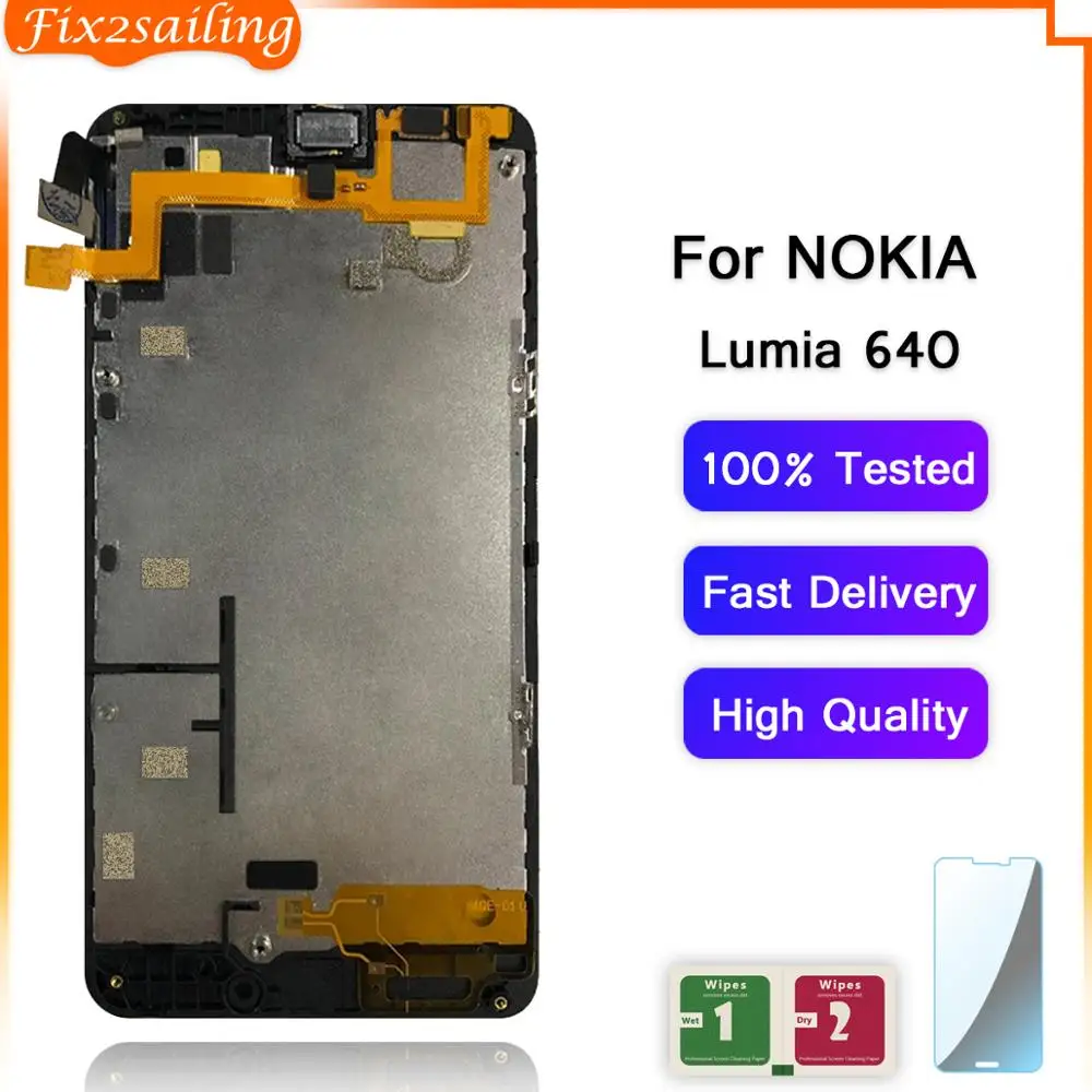 Fix2sailing чехлы книжки для телефонов Microsoft Nokia Lumia 640 RM 1075 1077 1109 1113 ЖК дисплей сенсорный