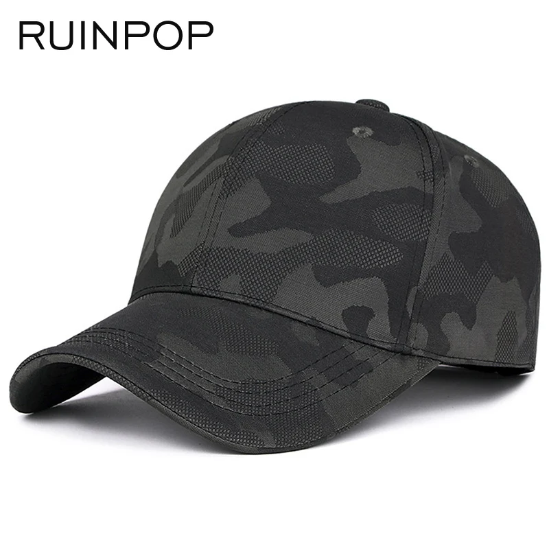 RUINPOP новинка модная регулируемая унисекс Армейская камуфляжная бейсболка