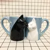 OUSSIRRO 2Pcs/Set KISS CAT Cup Ceramic Kiss Mug Valentine's Day Wedding Birthday Gift ► Photo 3/5
