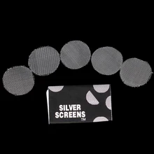 100 шт Серебряные Трубы Экраны для металла стекло деревянный акрил воды курить табака трубы фильтры для кальян/циха/наргуил