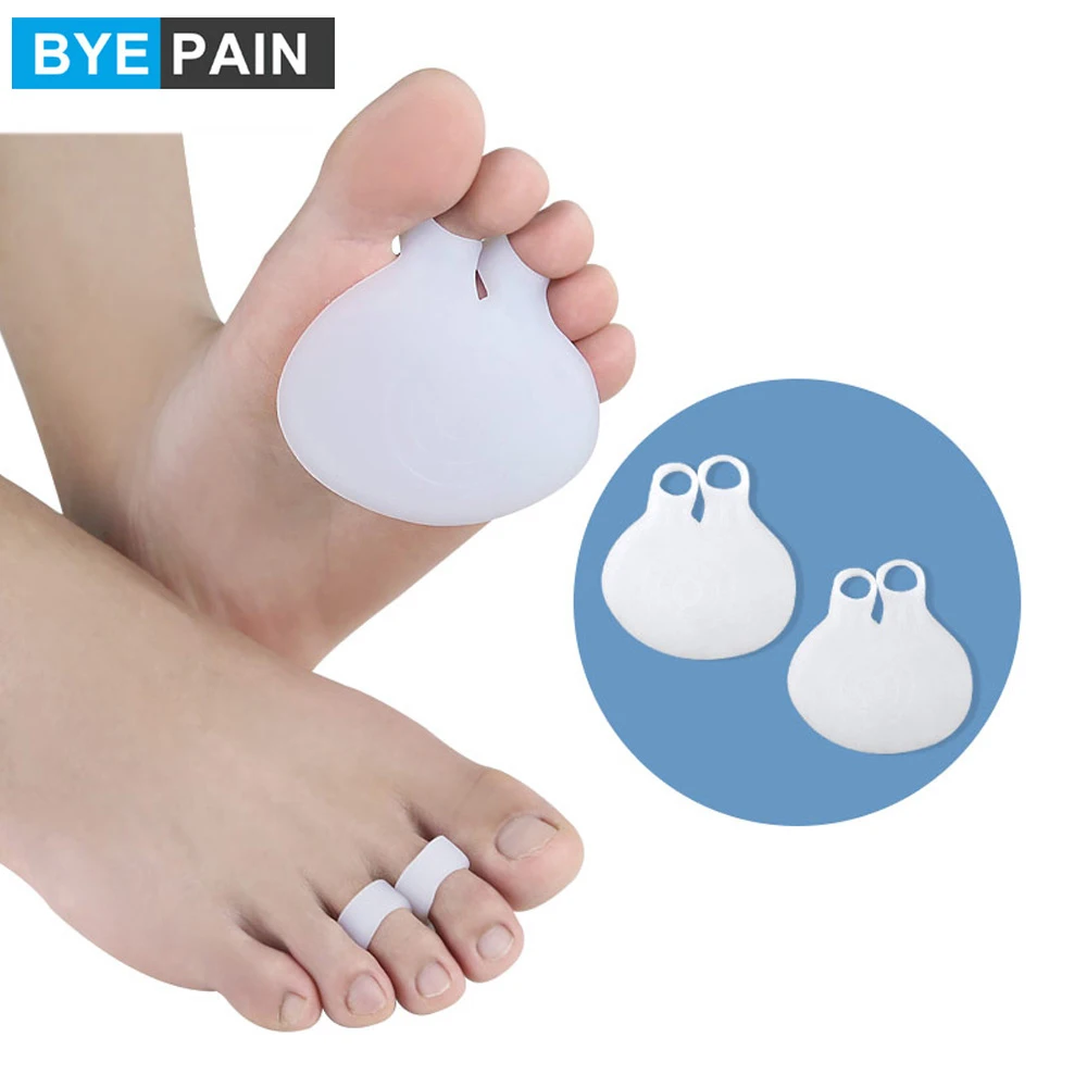 1 пара плюсневых подушечек BYEPAIN-шариковые подушечки для ног, стельки для ног, метатарзальный опора и облегчение боли в ногах - изображение
