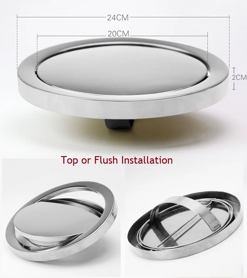 24CM Polished Top